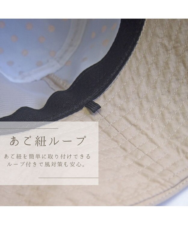 ATRENA 体感-10℃ コカゲル MWエッジアップハット ベージュ