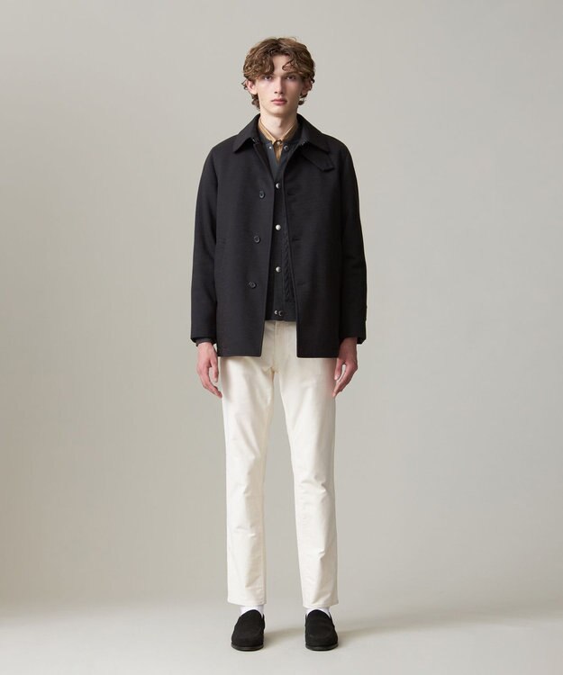 J.PRESS MEN アクティブウォームジャージ シティウォークコート ダークブラウン系