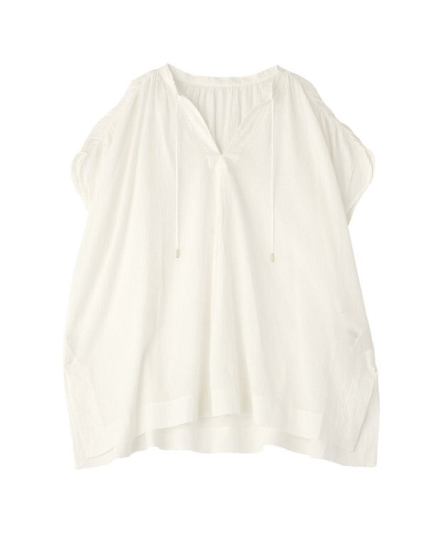 AMERICAN HOLIC フレンチスリーブスキッパーブラウス Ivory