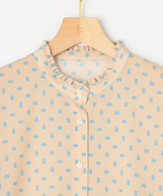 組曲 S 【セットアップ対応可】モノグラムプリント2WAYブラウス ベージュ系5