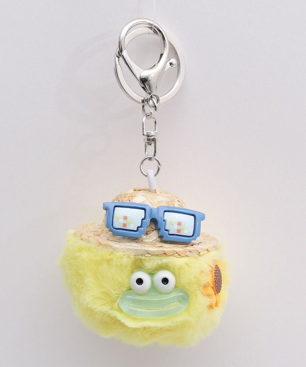 WEGO サマバケ麦わらモンスターぬいぐるみキーホルダー イエロー