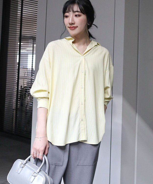 AMERICAN HOLIC サラックールバックタックシャツ