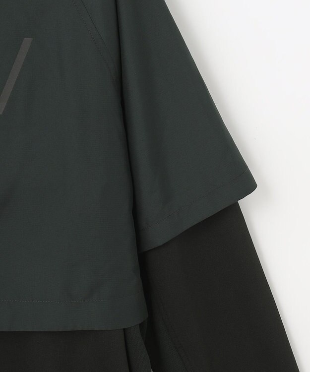 UNFILO 【ユニセックス】レイヤードプルオーバー ブラック系