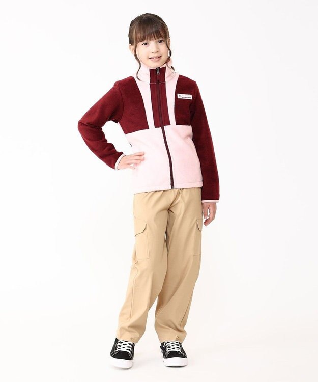 Columbia Columbia/ 【KIDS】バックボールIIフルジップフリース /コロンビア Rich Wine、 Satin Pink