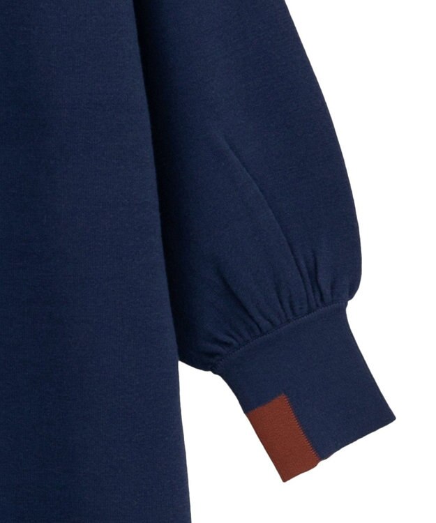 AMERICAN HOLIC バイパチモックネックニットワンピース Navy