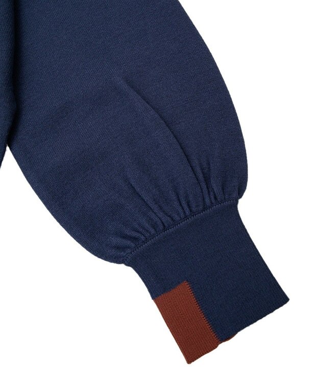 AMERICAN HOLIC バイパチモックネックニットワンピース Navy