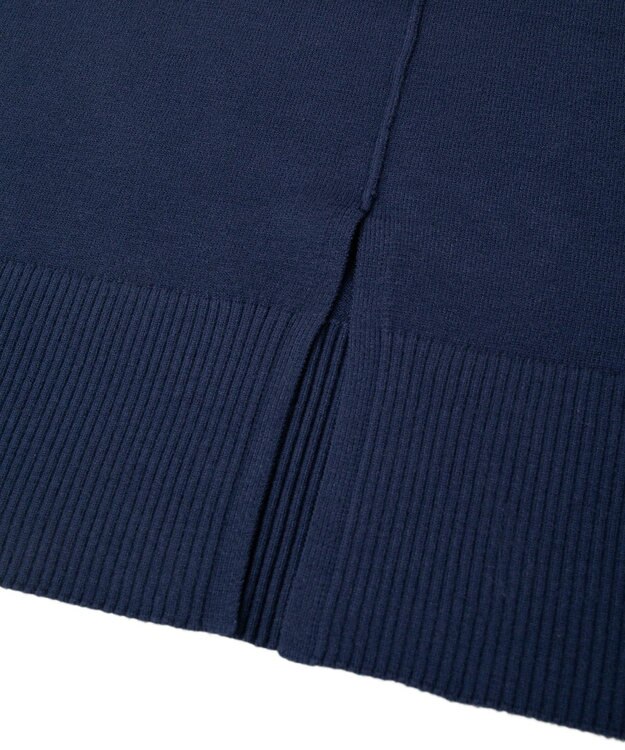 AMERICAN HOLIC バイパチモックネックニットワンピース Navy