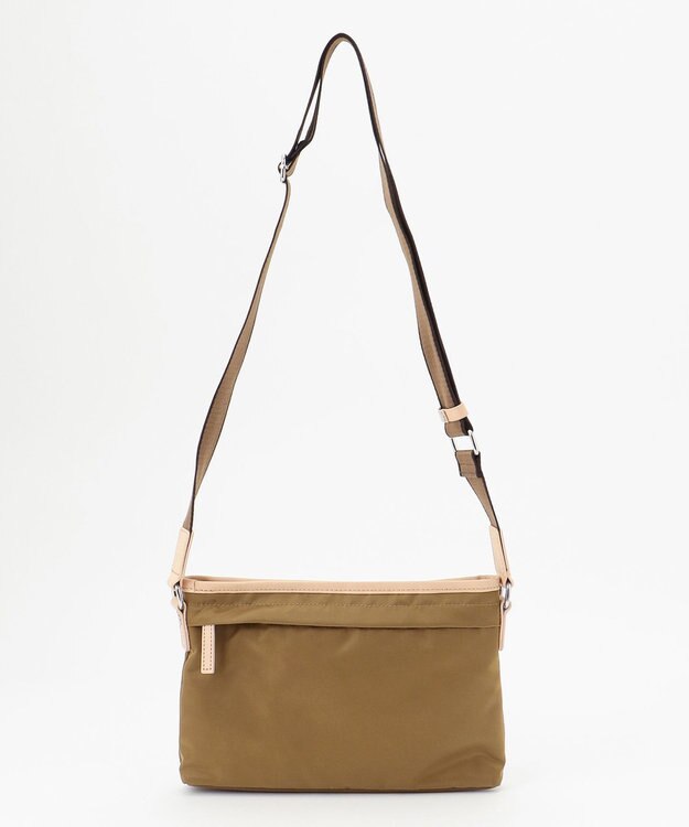 Y'SACCS 【LIMONTAナイロン】ストライプテープショルダー カーキ