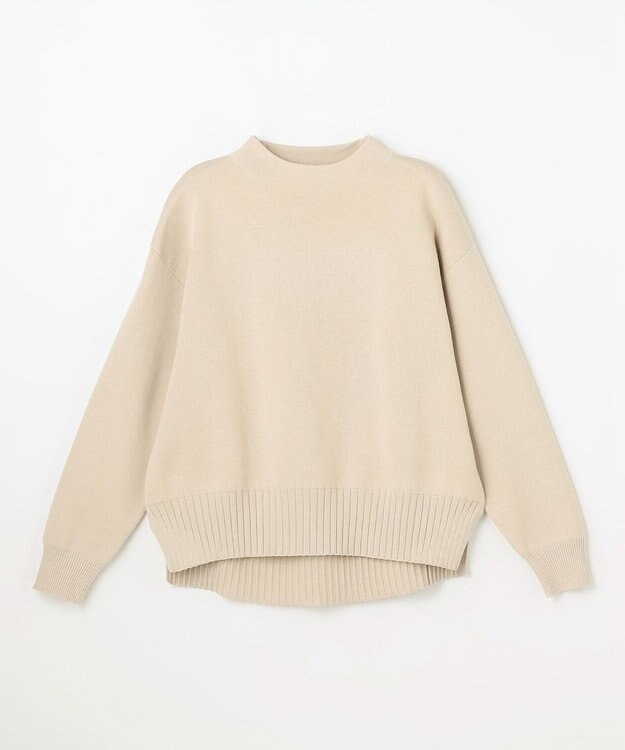 ANY L 【新色追加】ハイネックデイリーニット ベージュ