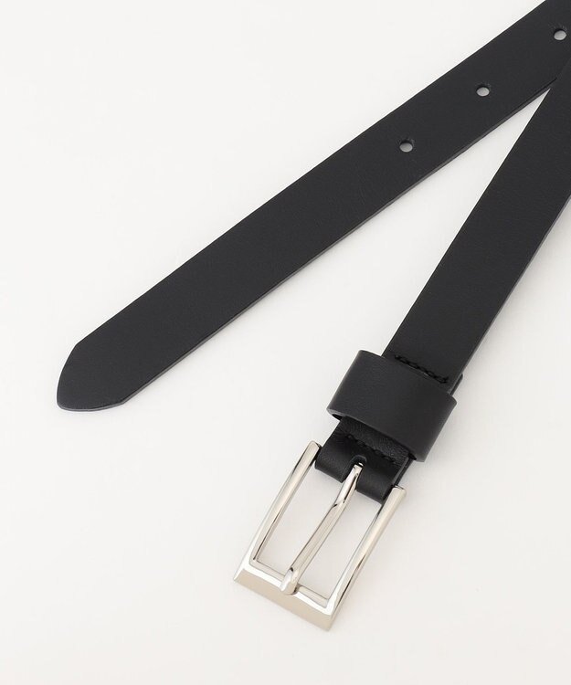 23区 【Oggi4月号掲載】スクエアバックル ベルト シルバー系