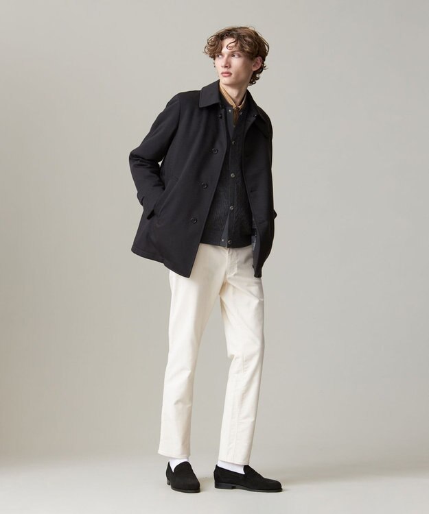 J.PRESS MEN アクティブウォームジャージ シティウォークコート ダークブラウン系