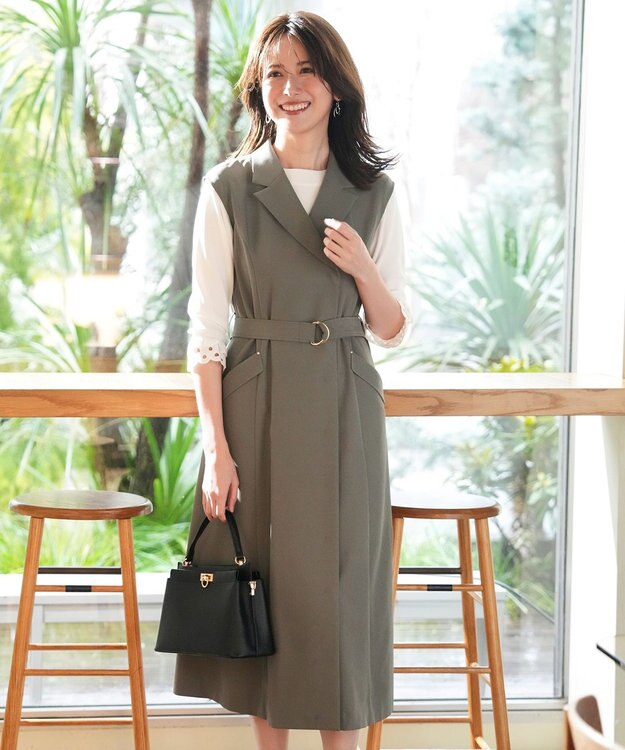 ANY SIS L 【好印象ブライトニット】レースポイント プルオーバー オフ