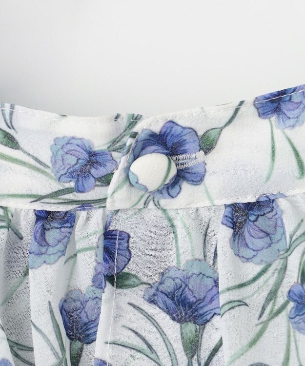 GRACE CONTINENTAL スモールフラワーケープトップ キナリ