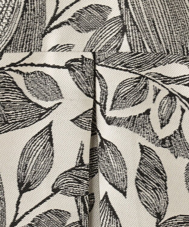 GRACE CONTINENTAL ボタニカルジャガードシャツ キナリ