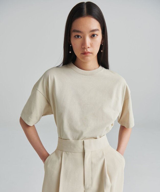 NAVE 【ReNAVE 接触冷感・UVカット・洗える】ファンクションＴシャツ ベージュ