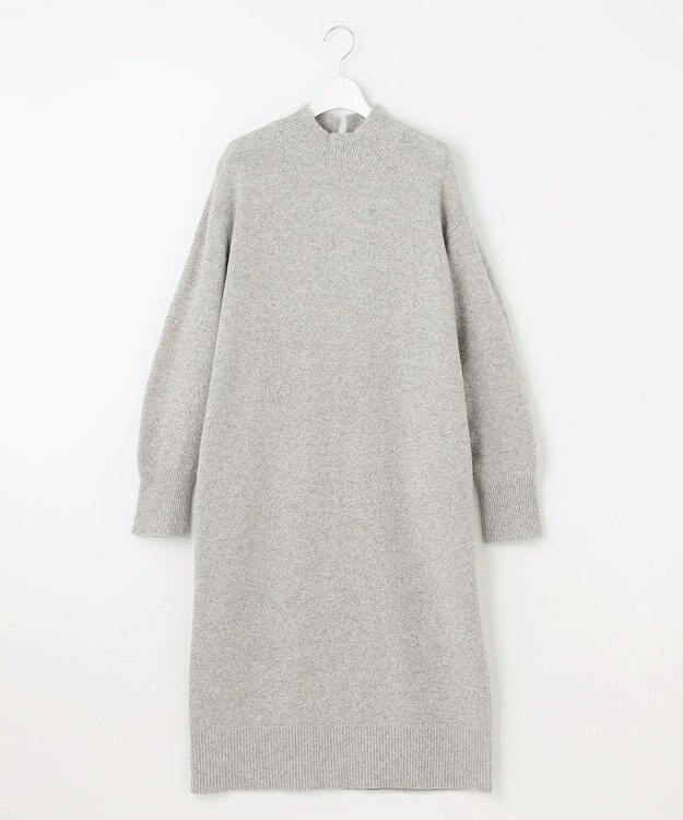 J.PRESS LADIES 【洗える】MIX COLORED ニット ワンピース ライトグレー系