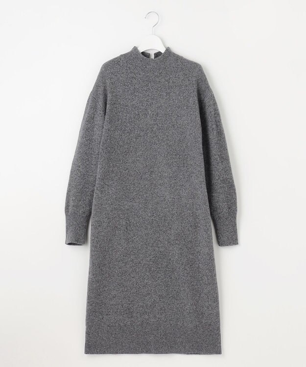 J.PRESS LADIES 【洗える】MIX COLORED ニット ワンピース グレー系