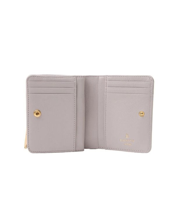 LANVIN en Bleu デクール 二つ折りLファスナー財布 ライトピンク
