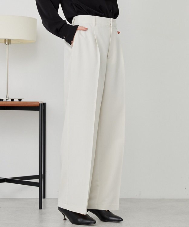 AMERICAN HOLIC 美・美・美ワイドパンツ Ivory