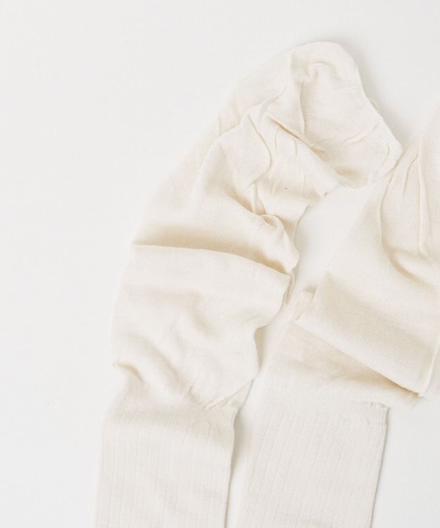 WEGO クシュクシュニーハイソックス オフホワイト