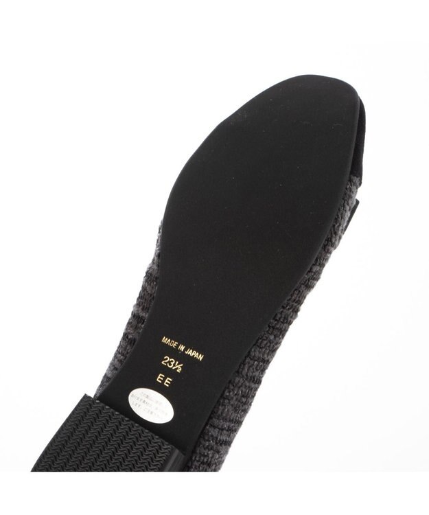 Riz raffinee <Riz raffinee>リボン付きローヒールパンプス グレーキジ