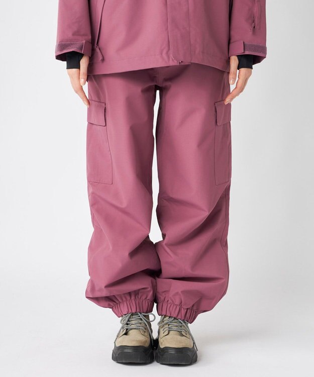 OP／FILA 【ocean pacific】 スノーウェア ワークスタイルカーゴパンツ ワインレッド