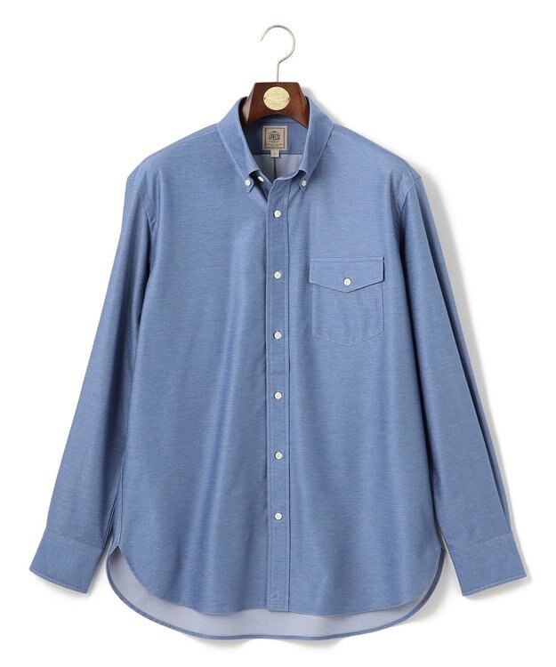 J.PRESS MEN KANEMASA KNITTING デニムジャージ シャツ サックスブルー系