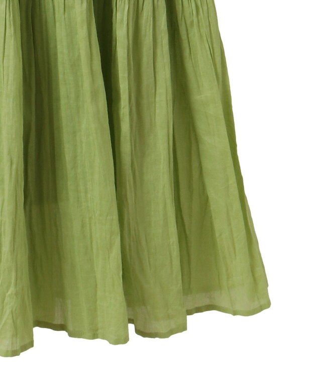 AMERICAN HOLIC ボイルクリンクルティアードスカート Pistachio