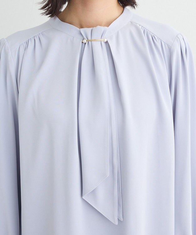 Green Parks ２ｗａｙボウタイブラウス Sax