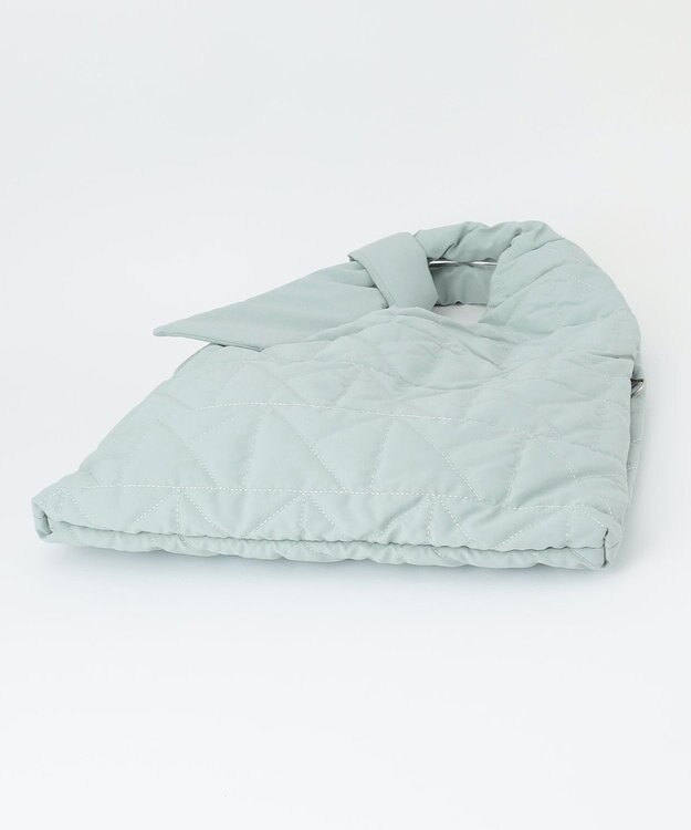 LA BAGAGERIE 【maison vert】 【超軽量！】キルティングトライアングルトートバッグ ライトブルー