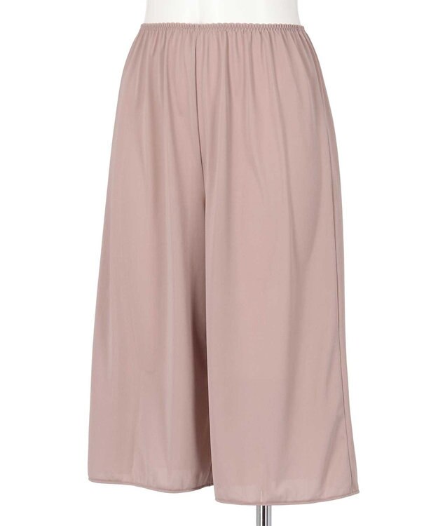 AMPHI キュロットペチコート 吸汗速乾性 アウターにひびきにくい シンプル ランジェリー 65cm丈 HFF123 アンフィ／ワコール ブラウン