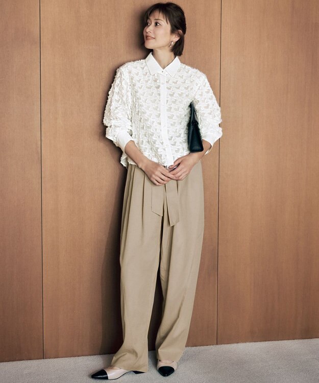 自由区 【SHIHOさん着用】フラップカーブミニクラッチ バッグ ブラック