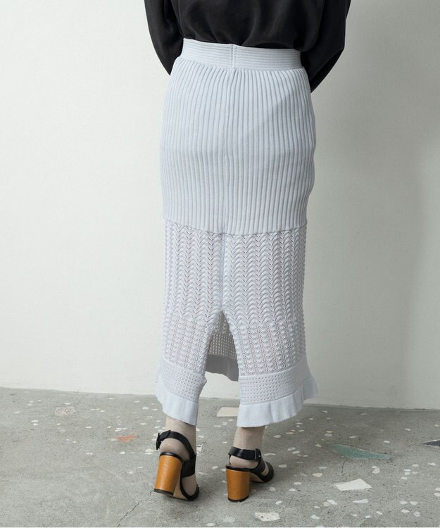 TRICOTE PTTERN SKIRT/パターンスカート 94L.GRAY