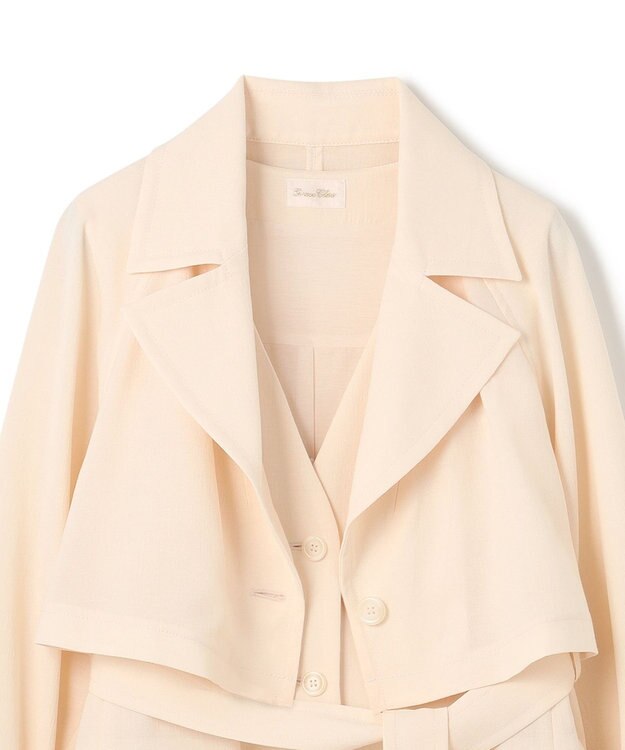 GRACE CONTINENTAL ストレッチスラブ3WAYコート キナリ