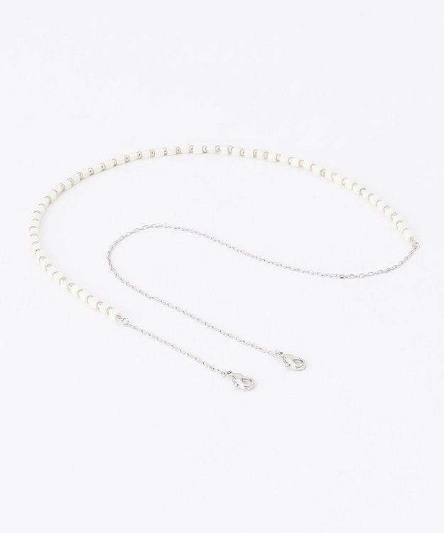 ONWARD CROSSET SELECT ビーズマスクストラップ チェーン×ホワイト