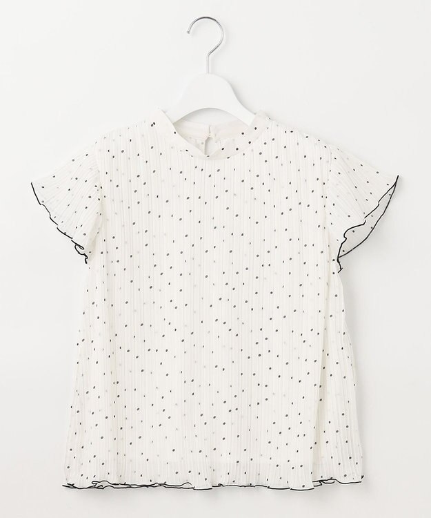 Feroux プリーツディテール ブラウス ホワイト系1