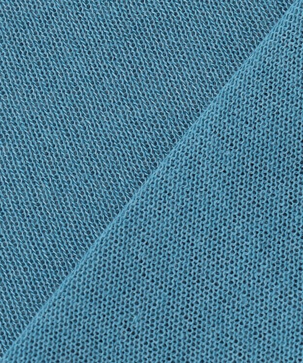 ANY L 【洗濯機可/接触冷感/アンチピリング】シアーニットVネックカーディガン ブルー