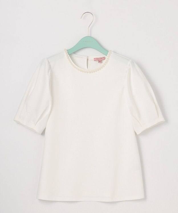 TOCCA 【消臭・洗える！】WHITE DROPS トップス ホワイト系