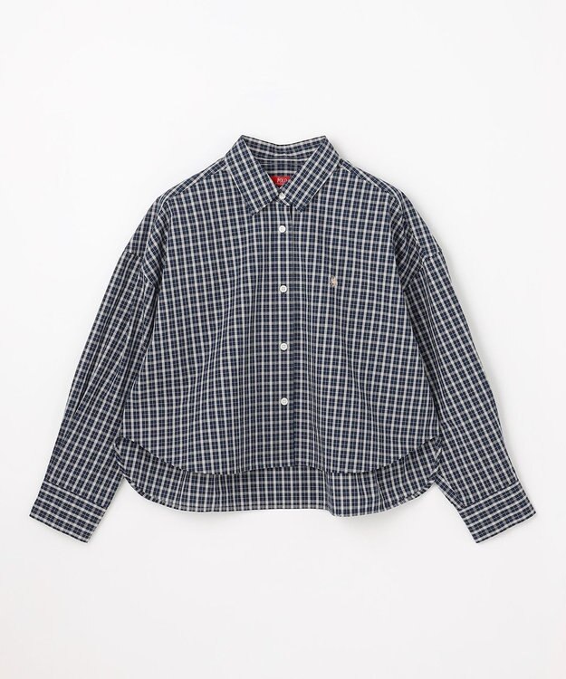 ANY 【POLO BCS別注】プレッピークロップドシャツ ブラックチェック