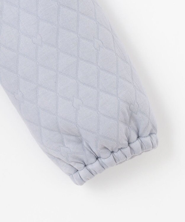 組曲 KIDS 【150-160㎝】ハートキルトジャガード アウター サックスブルー系