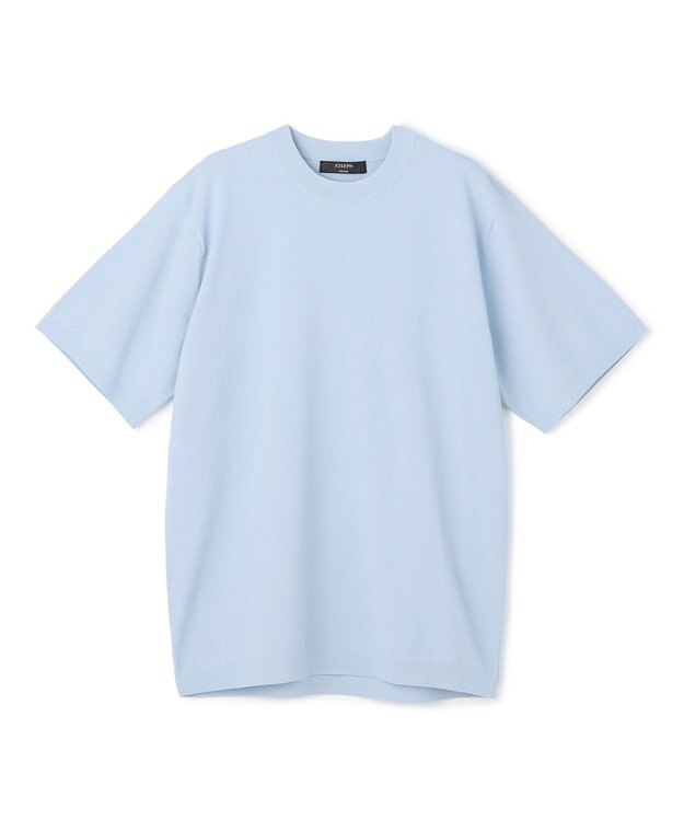 JOSEPH HOMME 【新色追加】リュクスレーヨン　クルーネック半袖ニット スカイブルー系
