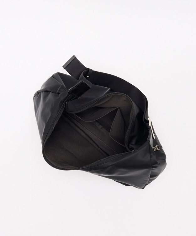 russet ラウンドビッグショルダーバッグ(CE-1292) Black2（シルバー金具）