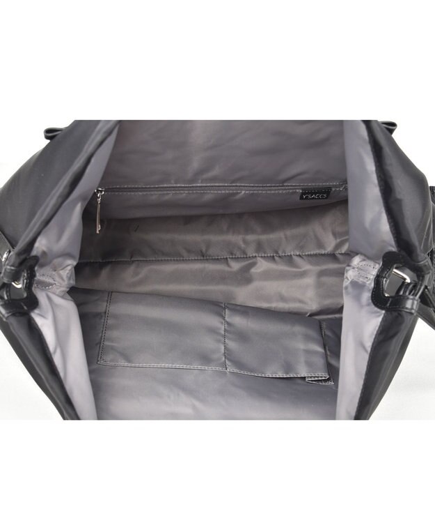 Y'SACCS ドローストリング2WAYトート Mサイズ ブラック