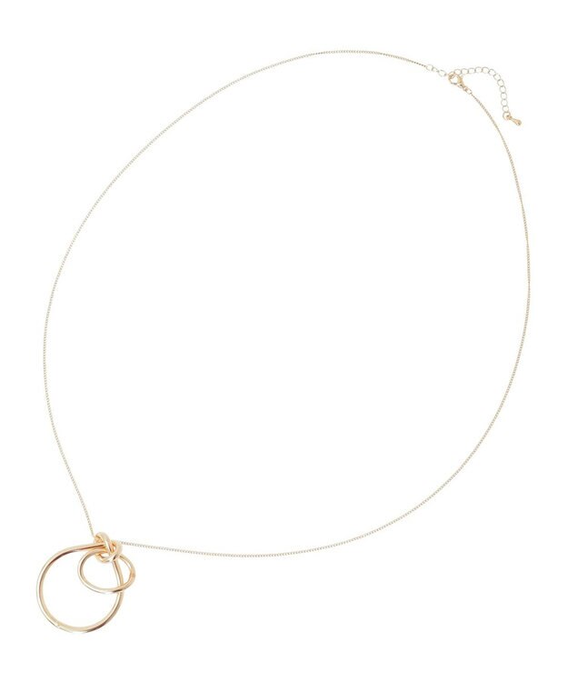 YECCA VECCA ノットフープワントップネックレス Gold