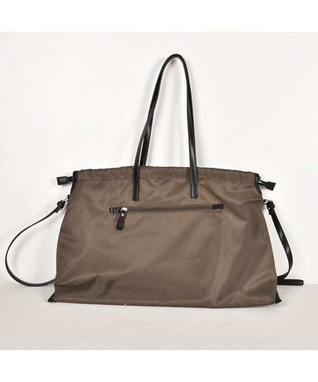 Y'SACCS ドローストリング2WAYトート Mサイズ カーキ