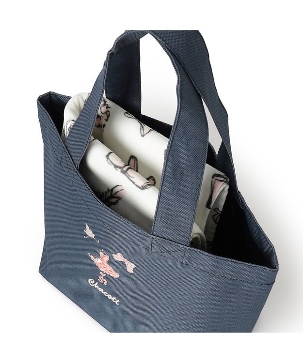 Chacott バレリーナミニトートバッグ ネイビー