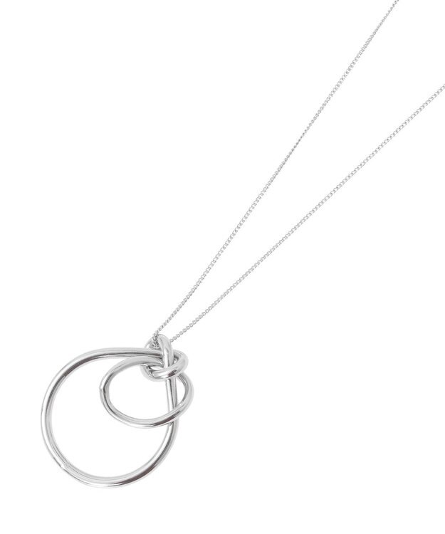 YECCA VECCA ノットフープワントップネックレス Silver