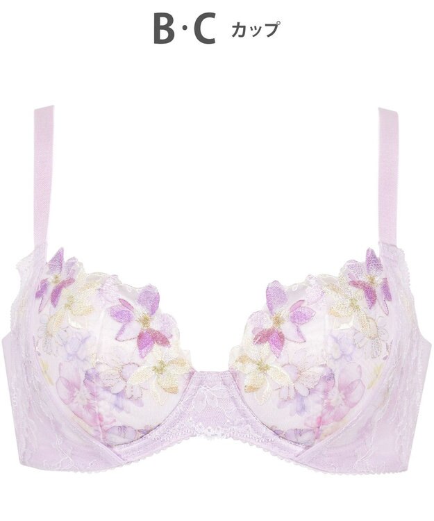 WACOAL 【重力に負けないバストケアBra】 ブラジャー バストを重力から守る まる胸キープ 脇高設計 サイドから背中のラインすっきり レディース BRB414 /ワコール シェルピンク