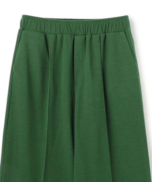 UNFILO ブラッシュドジャージー ワイドパンツ グリーン