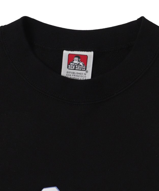 WEGO 【ユニセックス着用ITEM/MLサイズ展開】別注BENDAVISバブルロゴプルオーバー ブラック